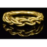 VIKING GOLD TWISTED RING