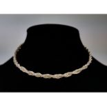 VIKING TWISTED SILVER TORC