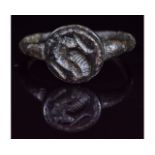 ROMANO-CELTIC BRONZE SEAL RING