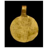 ROMAN GOLD SUN AMULET