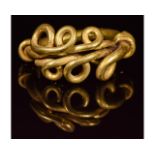 VIKING GOLD TWISTED "KNOT" RING