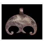 ROMAN SILVER LUNAR AMULET