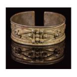 MEDIEVAL SILVER DECORATED BRACELET