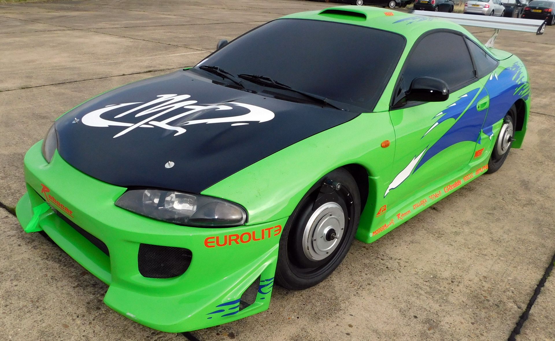 Modified Mitsubishi Eclipse Electric 2 Door Coupe, “Asylum” Special Effects Electrical System, - Image 6 of 26