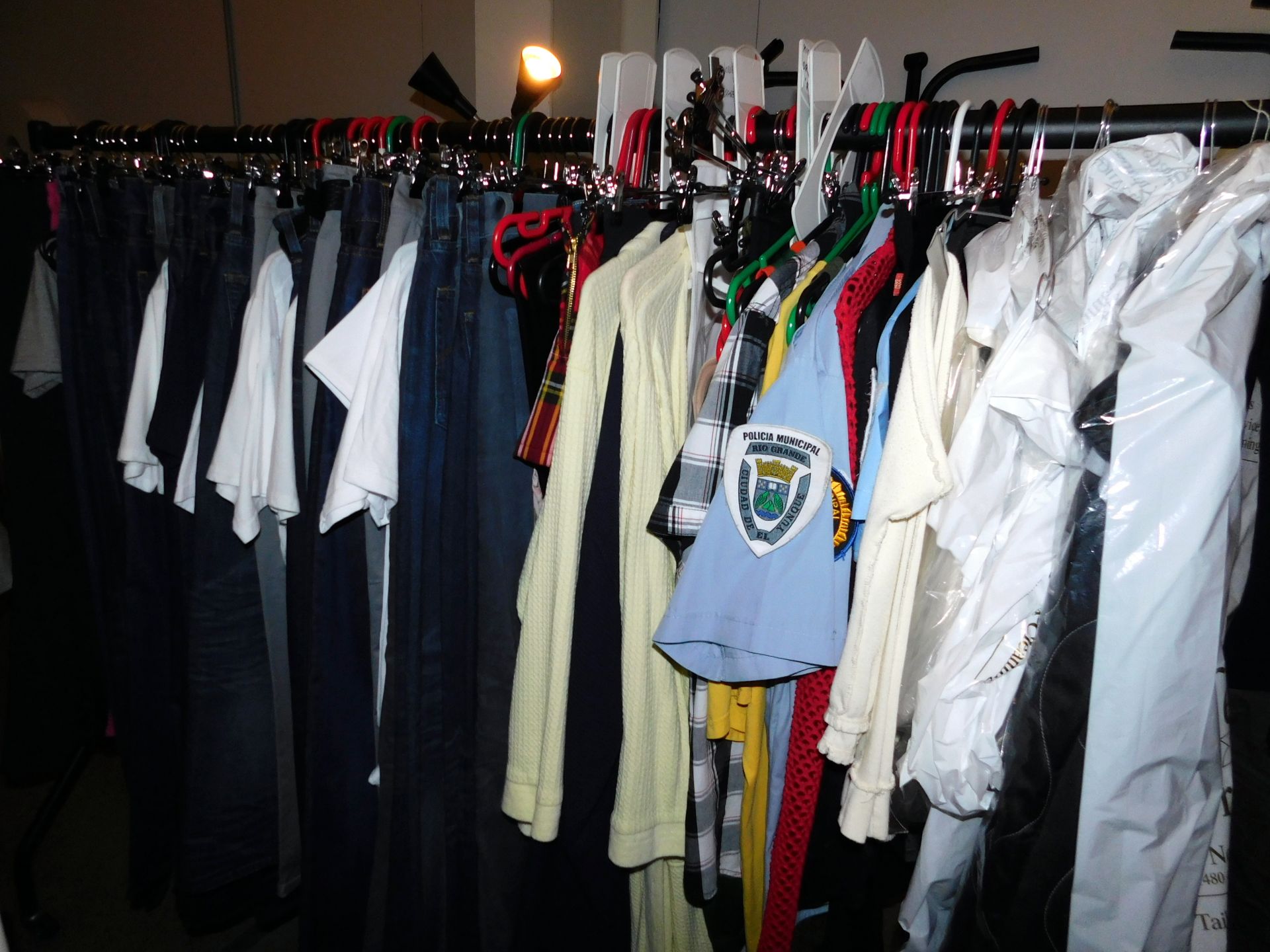 5 Rails of Stage Costumes & Drivers Kits etc. (Rails not included) (Detailed list available) - Image 2 of 6