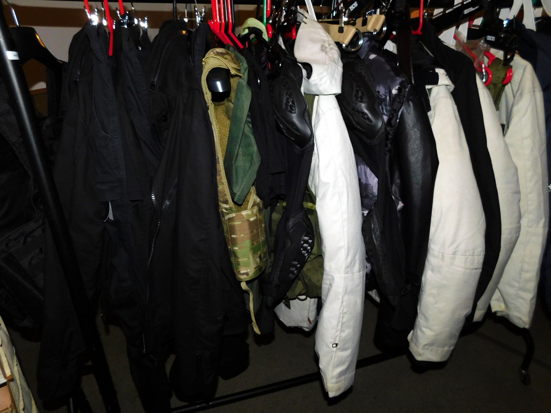 5 Rails of Stage Costumes & Drivers Kits etc. (Rails not included) (Detailed list available) - Image 4 of 6