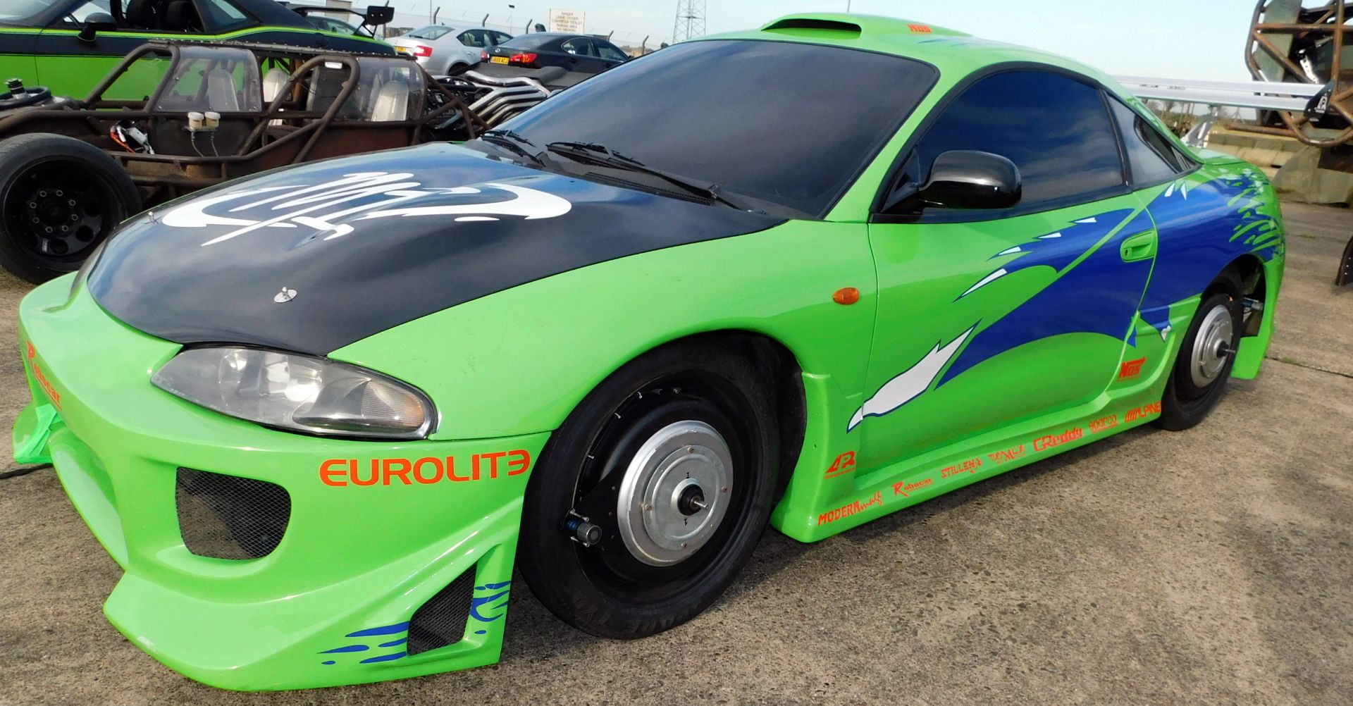 Modified Mitsubishi Eclipse Electric 2 Door Coupe, “Asylum” Special Effects Electrical System, - Image 2 of 26