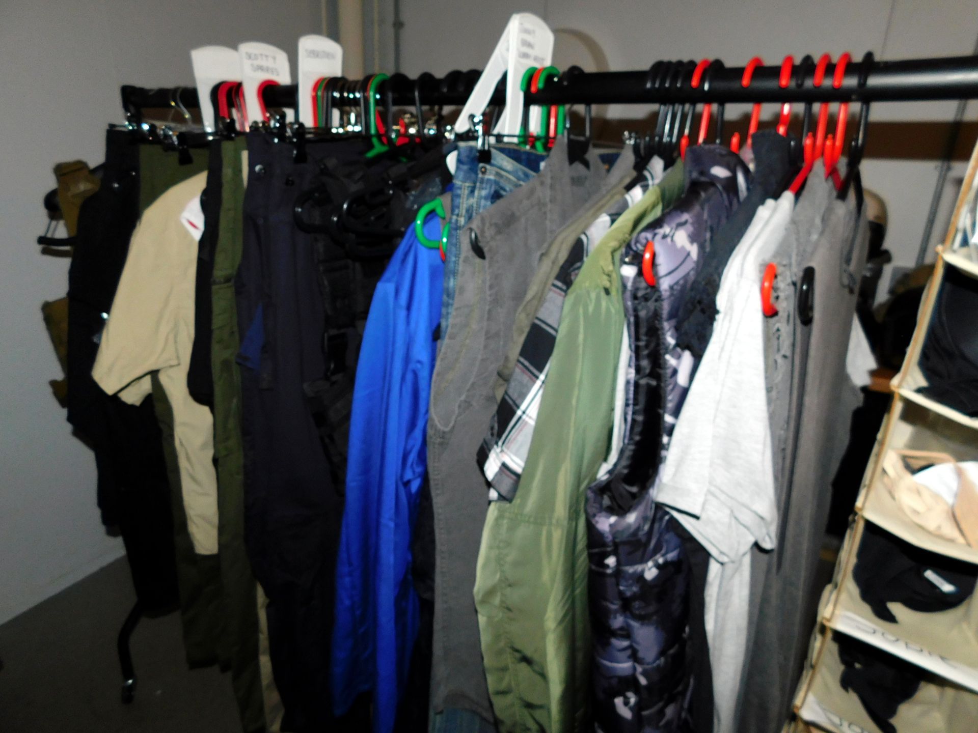 5 Rails of Stage Costumes & Drivers Kits etc. (Rails not included) (Detailed list available) - Image 3 of 6