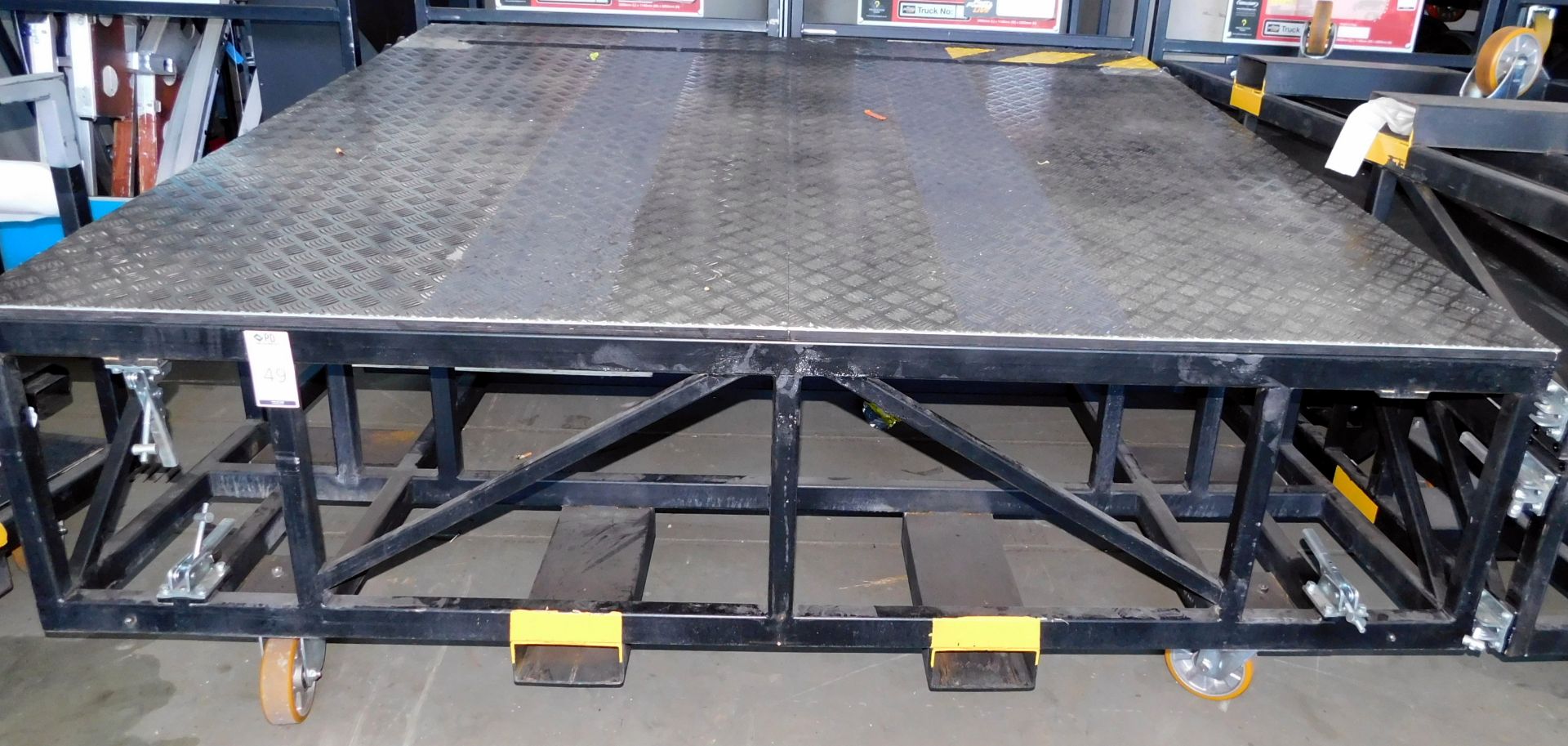 Car Deployment Ramp Stage Prop (Electric winch Raises Front Half and Rear Solid Structure with - Image 2 of 2
