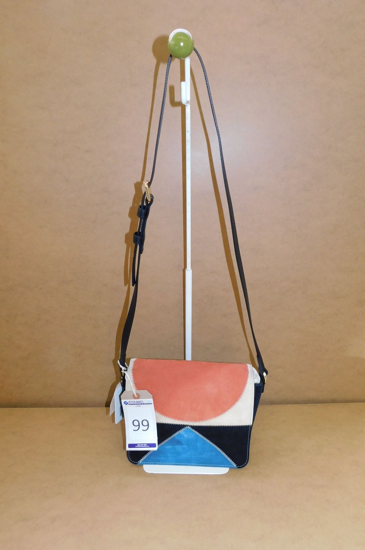 Orla Kiely Suede OK Rosemary Bag, Multi (Ex-Display) (RRP £340) (Located Stockport)