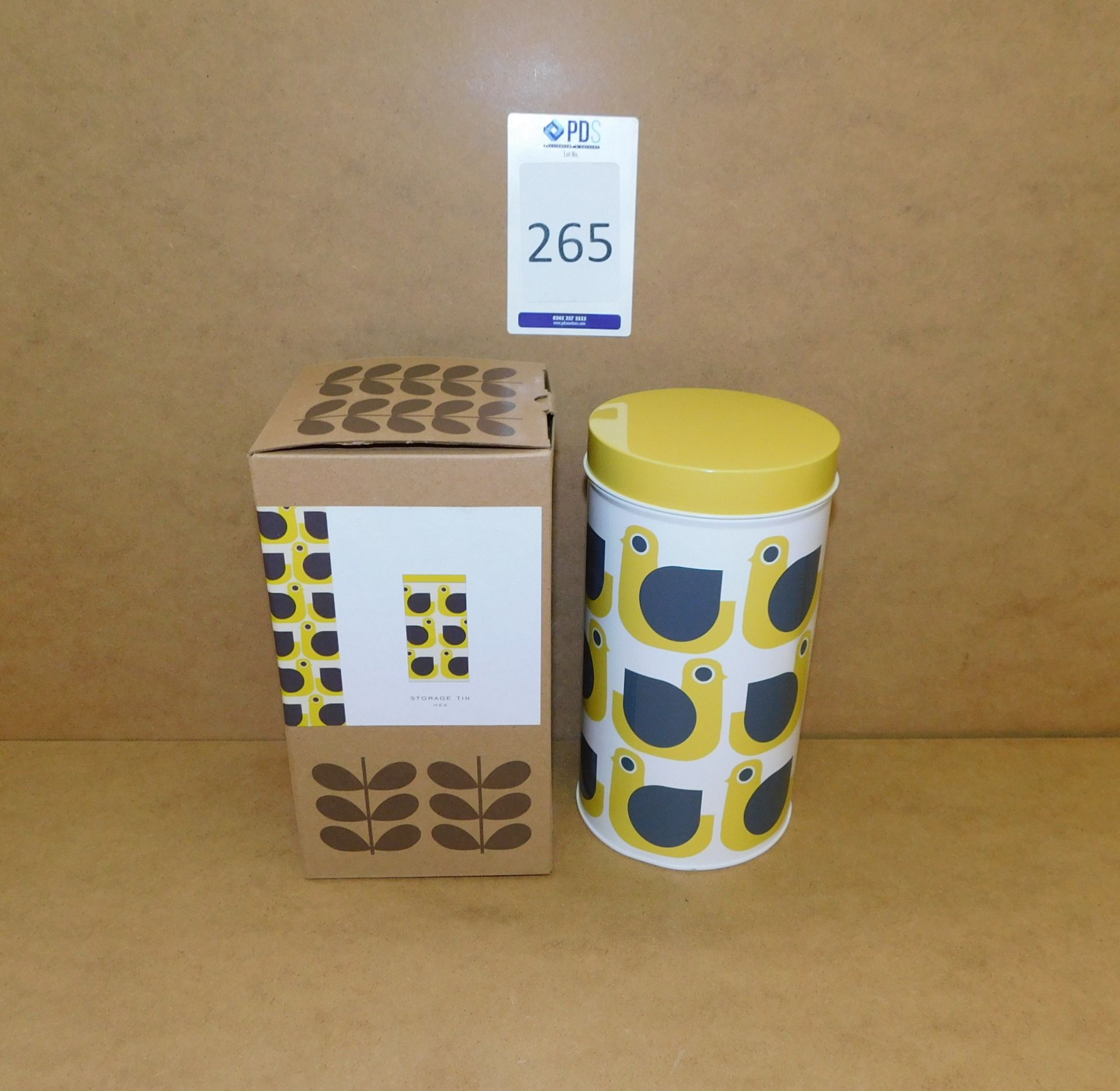 86 Orla Kiely Storage Tins Hen (Located Stockport)