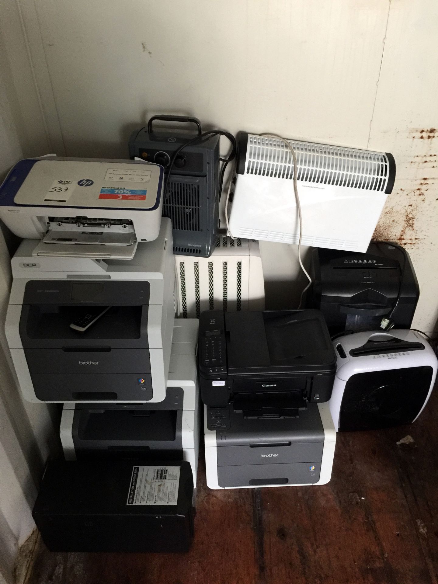 Quantity Of Assorted Printers And Heaters (Located Upminster)