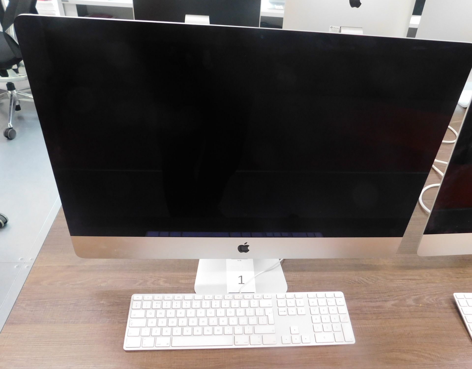 Apple 27in i5 iMac, 3.2ghz Processor, 8gb RAM, 1tb HDD, A1419, s/n C02MG6RRF8J4 with Keyboard