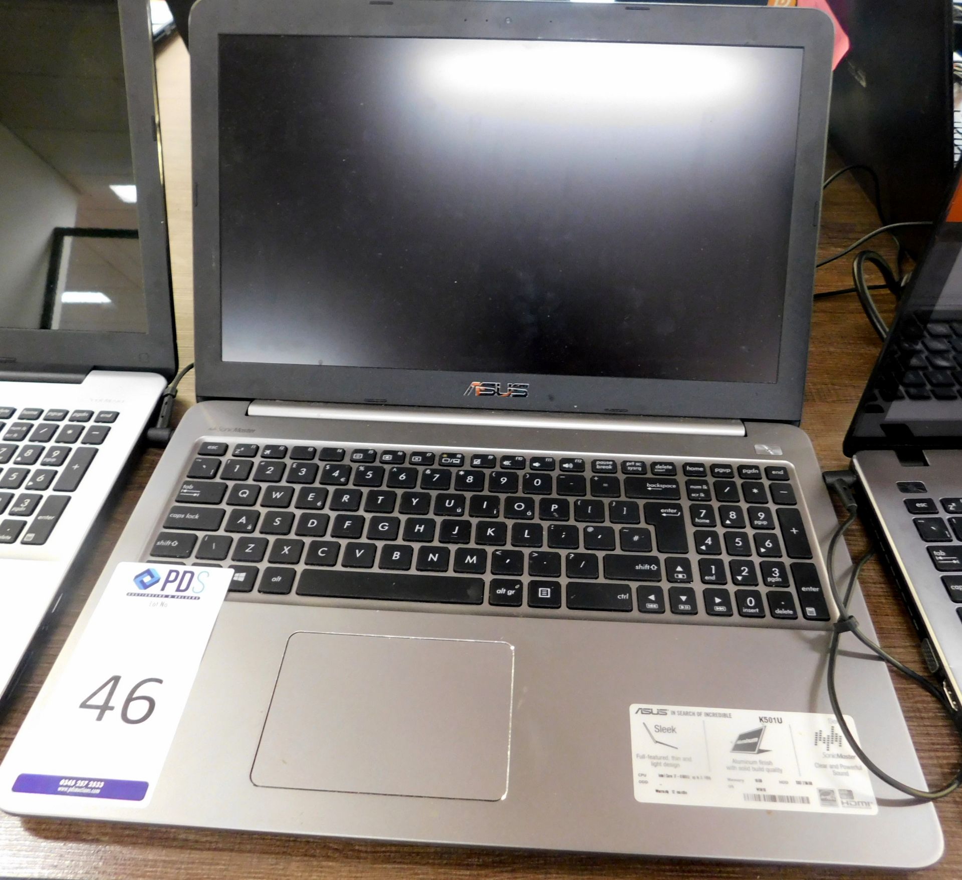 Asus K501U 3.1ghz i7, 16gb RAM, 256gb SSD, Laptop with Charger