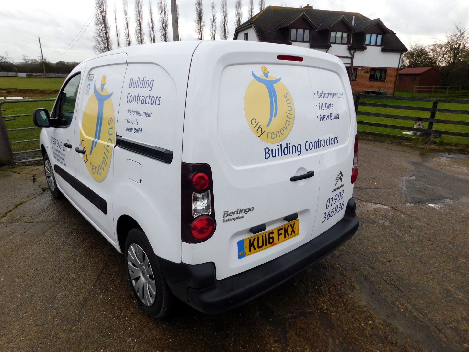 Citroen Berlingo L1 625 Enterprise 1.6 HDI Panel Van, KU16 FKX, First Registered 8/3/16, Odometer - Image 4 of 6