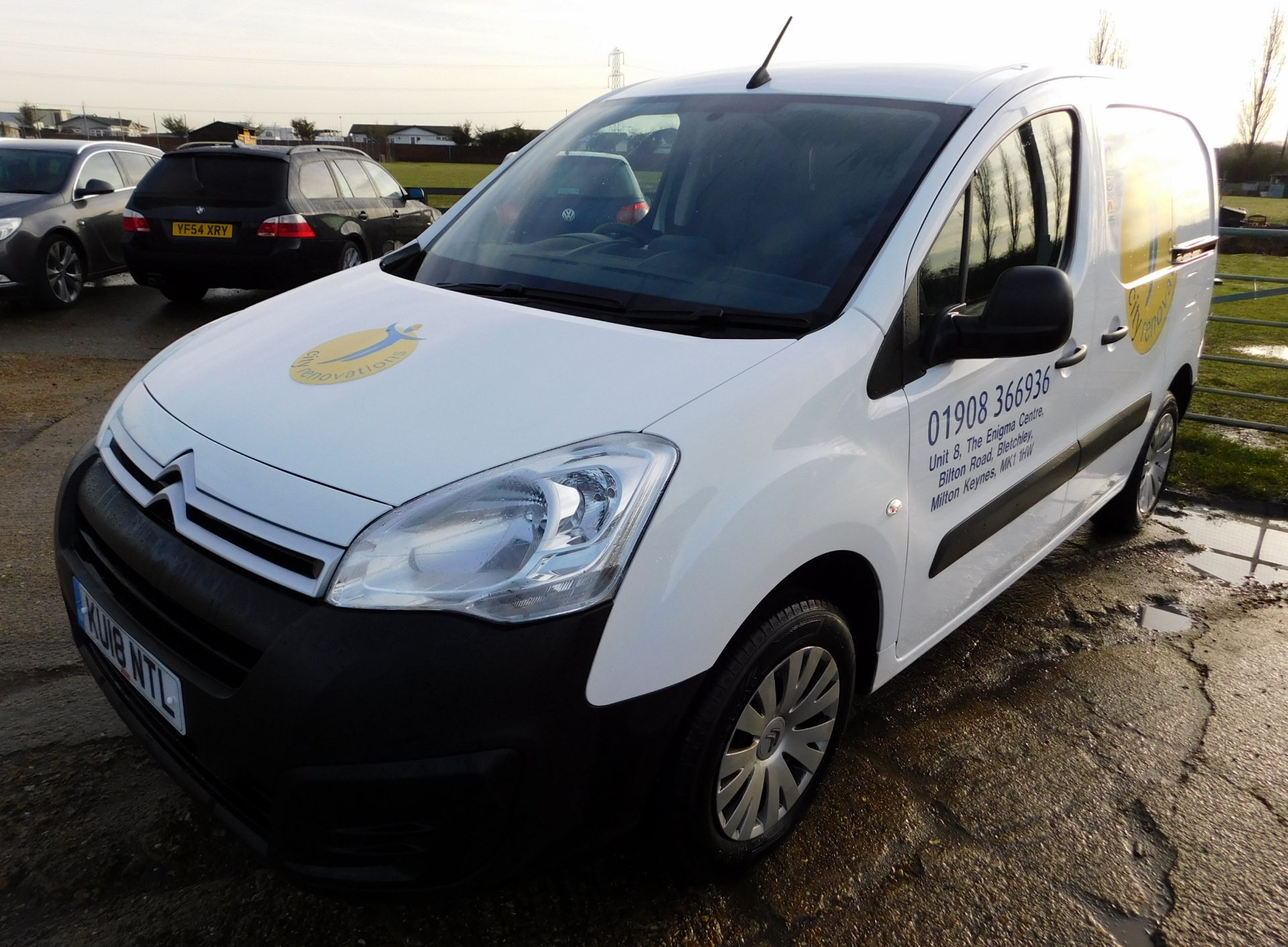 Citroen Berlingo L1 850 Enterprise 1.6 BlueHDI Panel Van, KU18 NTL, First Registered 20/8/18, - Image 2 of 6