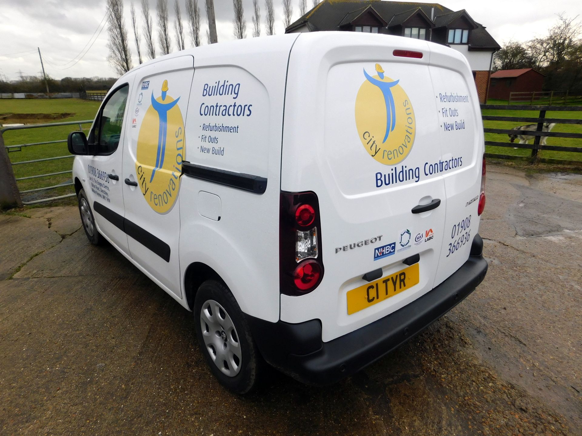 Peugeot Partner L1 Blue 1.6 HDI Professional Panel Van, C1 TYR, First Registered 27/9/18, Odometer - Image 2 of 5