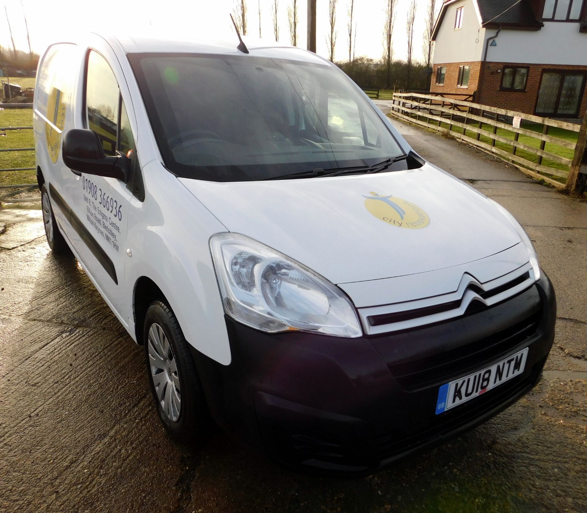 Citroen Berlingo L1 850 Enterprise 1.6 BlueHDI Panel Van, KU18 NTM, First Registered 20/8/18,