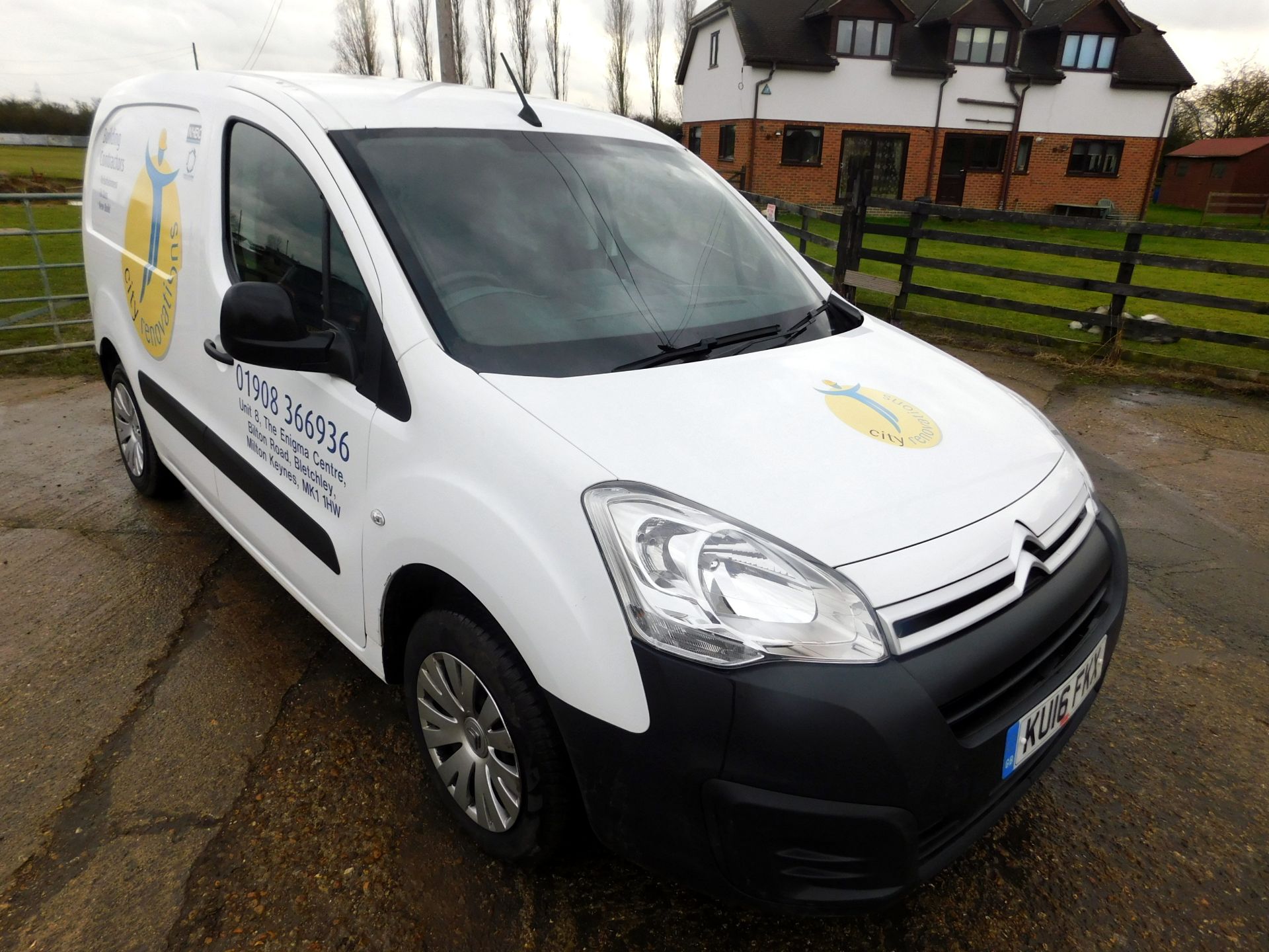 Citroen Berlingo L1 625 Enterprise 1.6 HDI Panel Van, KU16 FKX, First Registered 8/3/16, Odometer