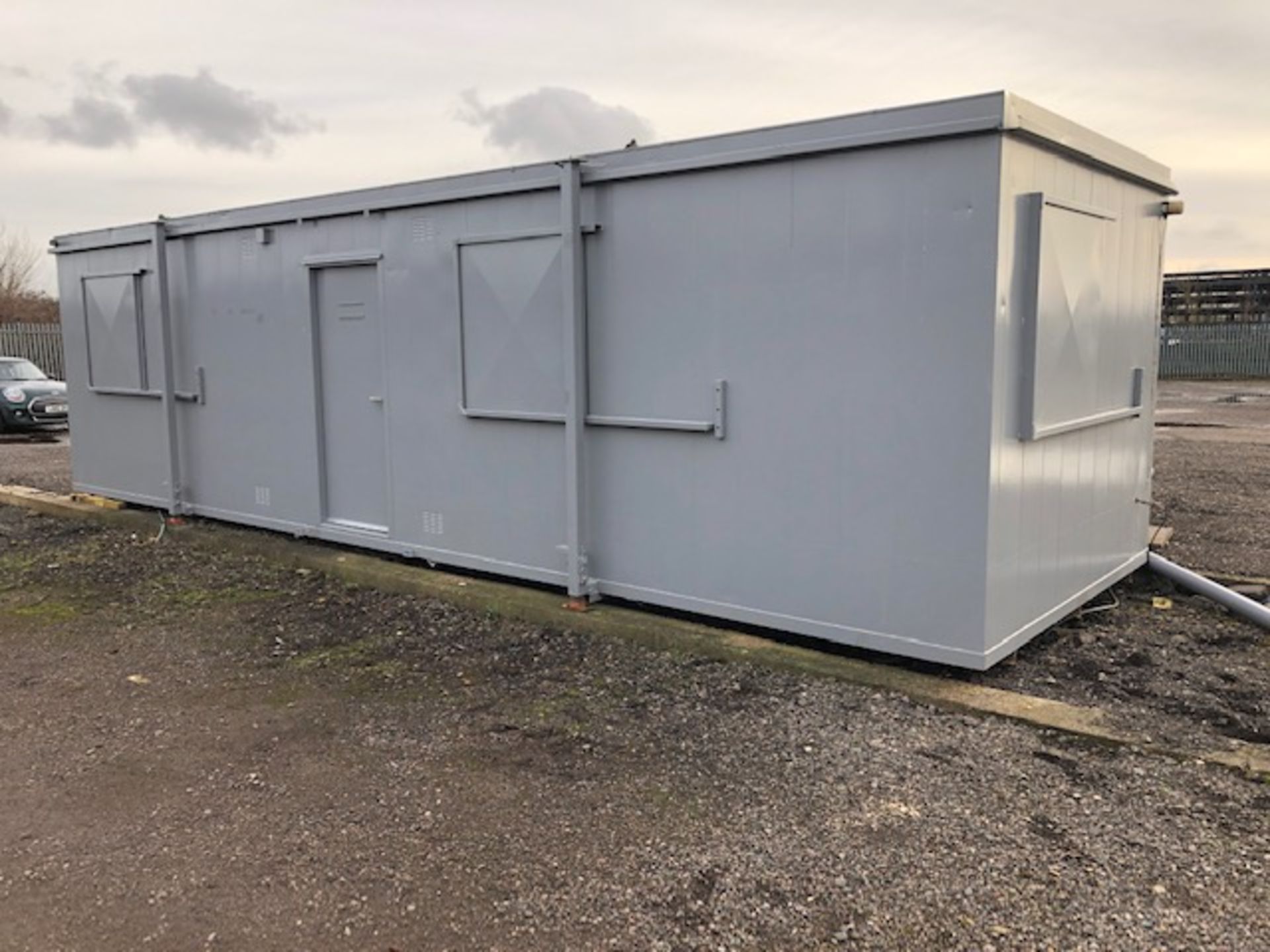 Two Thurston Fully Fitted Vandal Proof Jack-Leg Site Cabins each 9.90m x 3.41m. with Satellite/Wi-Fi - Image 2 of 13