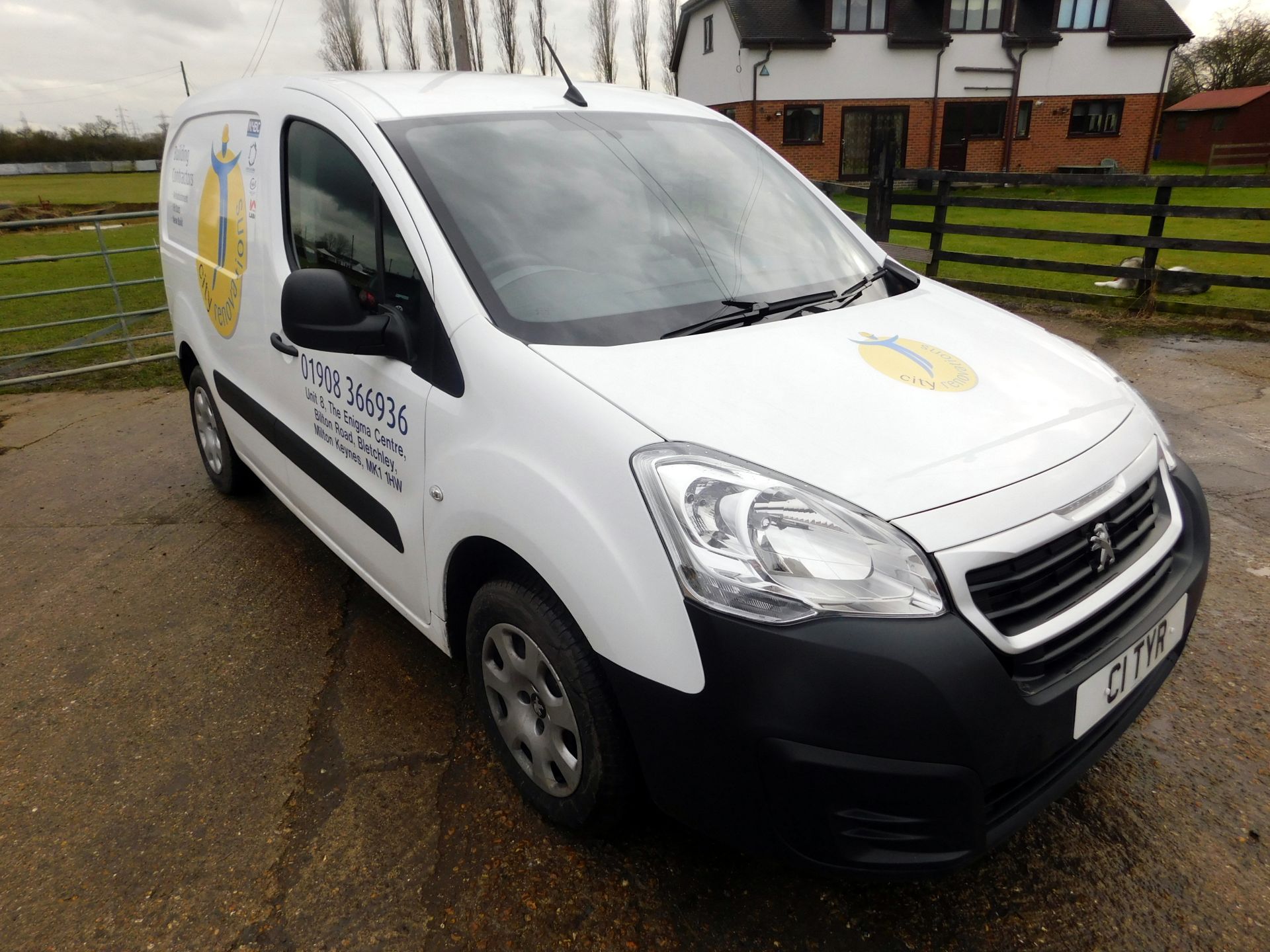 Peugeot Partner L1 Blue 1.6 HDI Professional Panel Van, C1 TYR, First Registered 27/9/18, Odometer