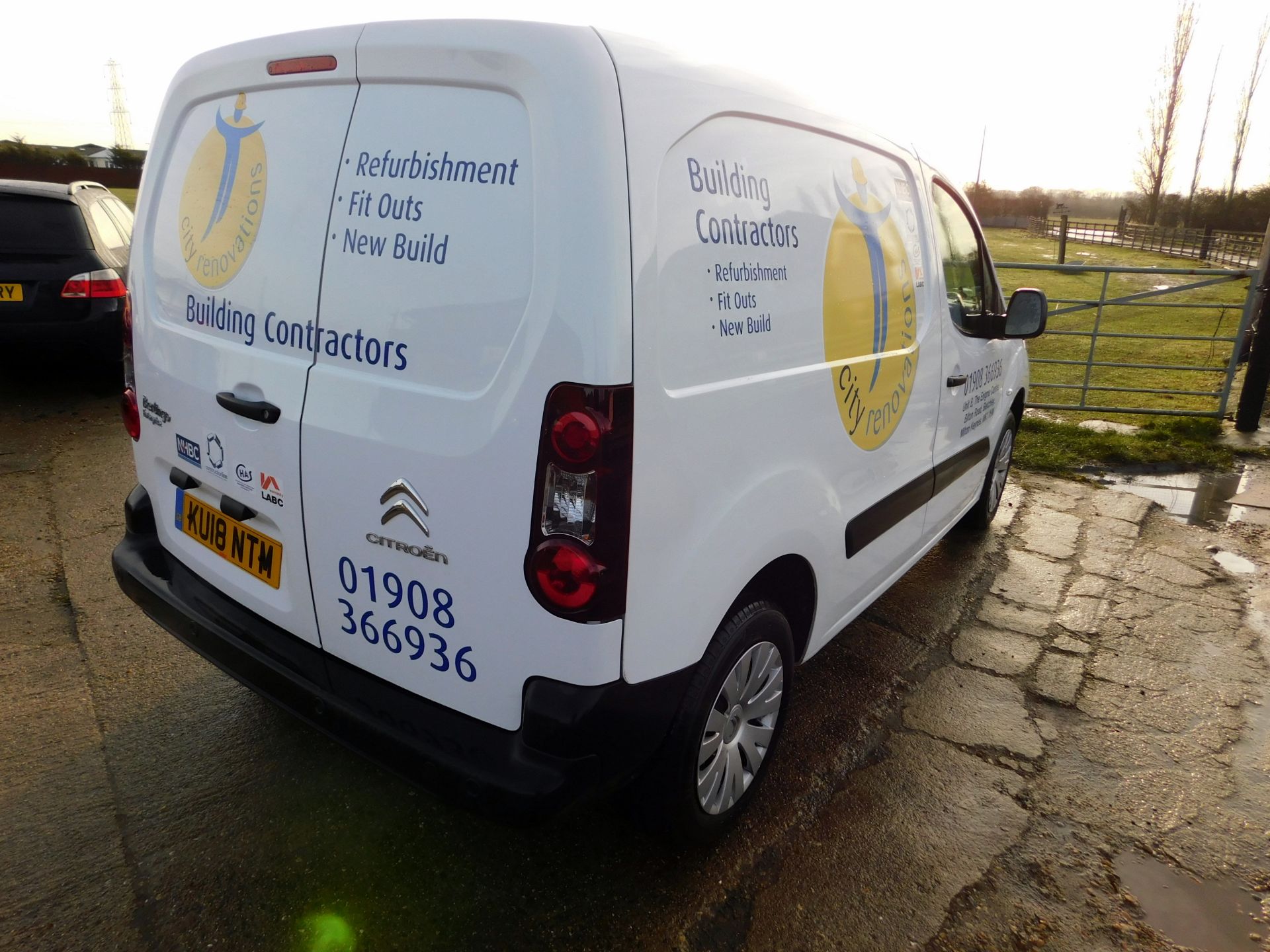 Citroen Berlingo L1 850 Enterprise 1.6 BlueHDI Panel Van, KU18 NTM, First Registered 20/8/18, - Image 3 of 5