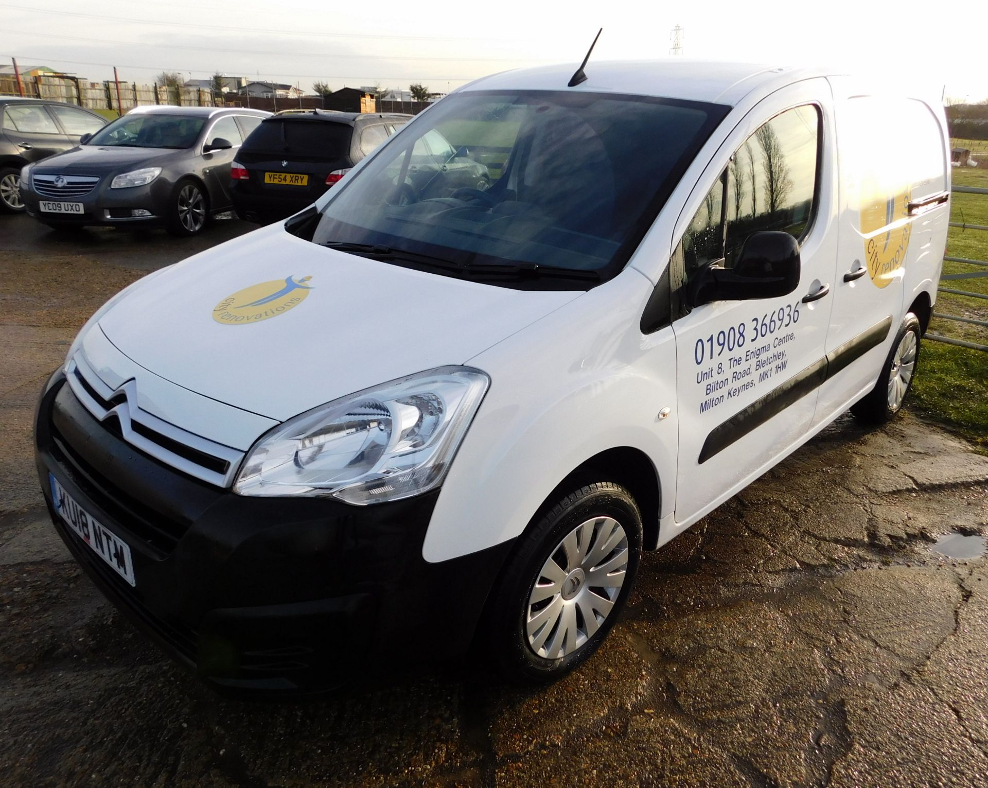 Citroen Berlingo L1 850 Enterprise 1.6 BlueHDI Panel Van, KU18 NTM, First Registered 20/8/18, - Image 2 of 5