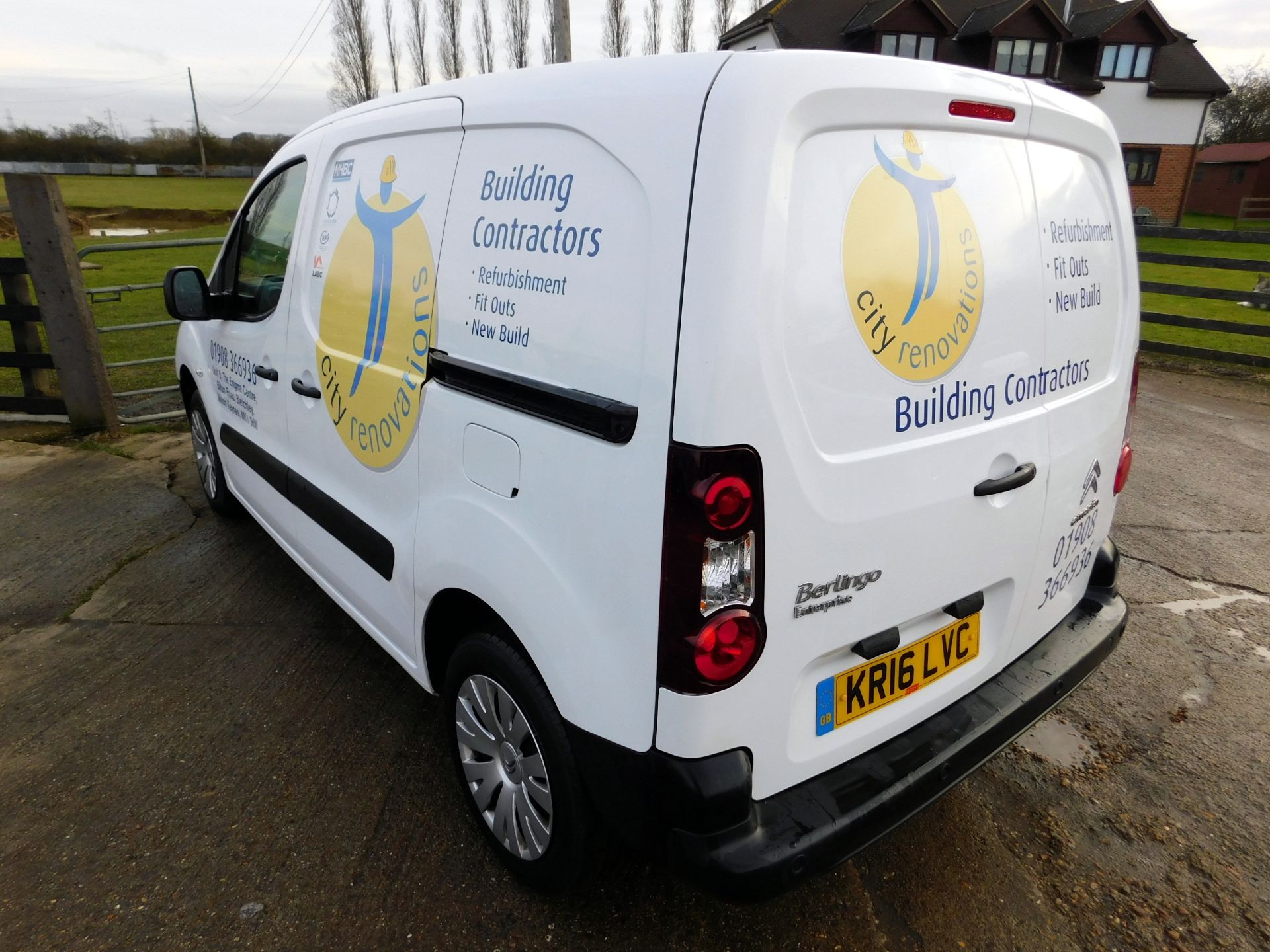 Citroen Berlingo L1 625 Enterprise 1.6 HDI Panel Van, KR16 LVC, First Registered 31/5/16, Odometer - Image 3 of 6