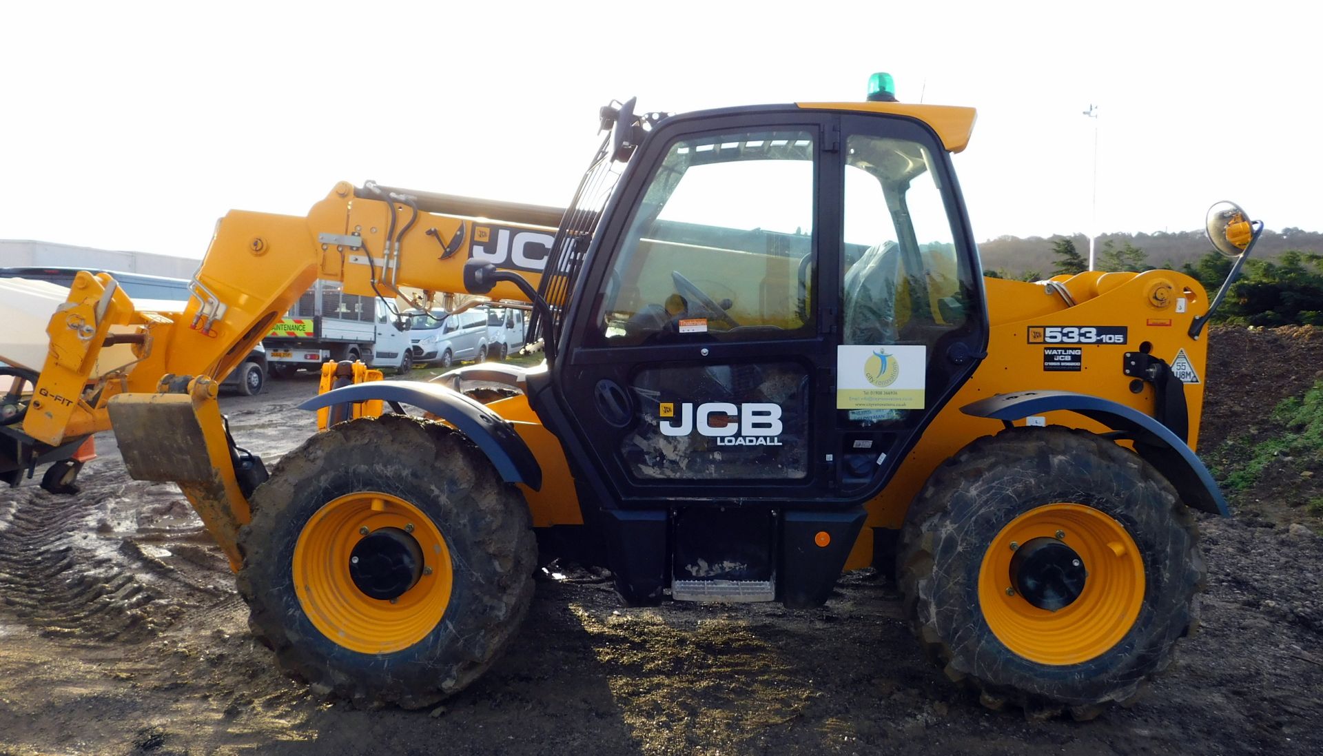 JCB 533-105 Telehandler, Registration Number: FM18 MKN, First Registered: 13th August 2018, Serial - Bild 2 aus 15