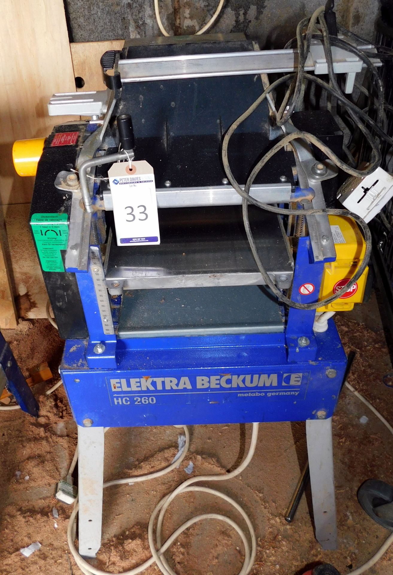 Metabo Elektra Bekum HC260 Planer Thickneser (Located Warrington)