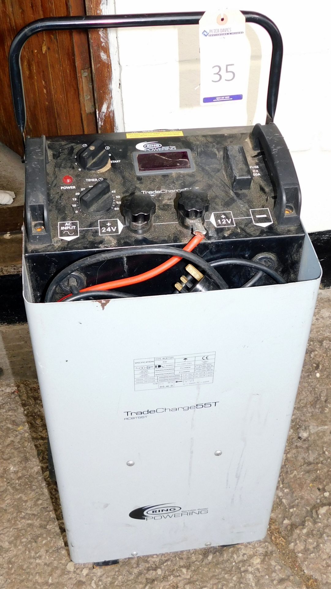 Power Ring Trade Charge 55T Battery Starter (Located Warrington)