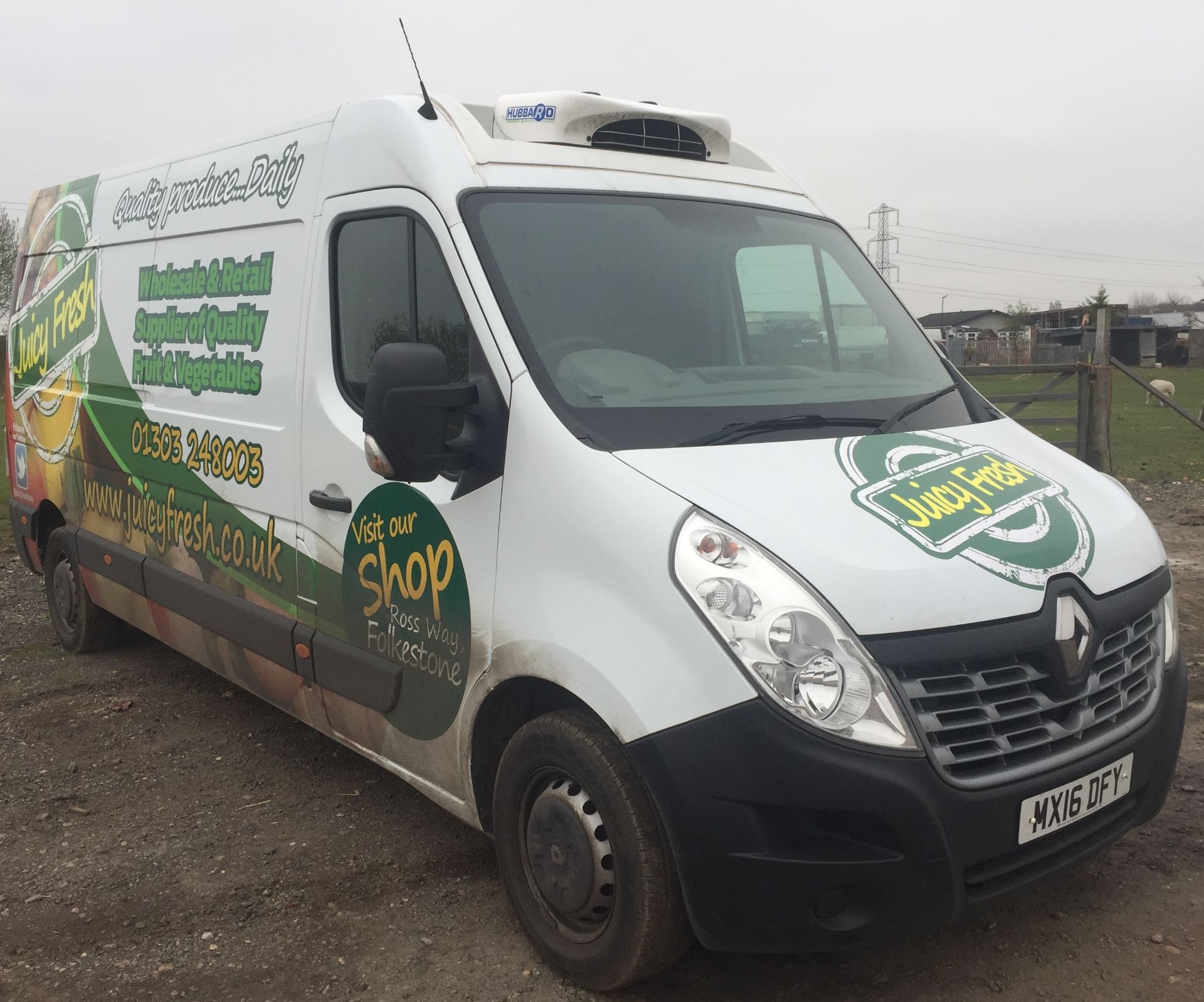 Renault Master LWB LM35dCi 125 Business Medium Roof Refrigerated Van, Registration MX16 DFY, First R