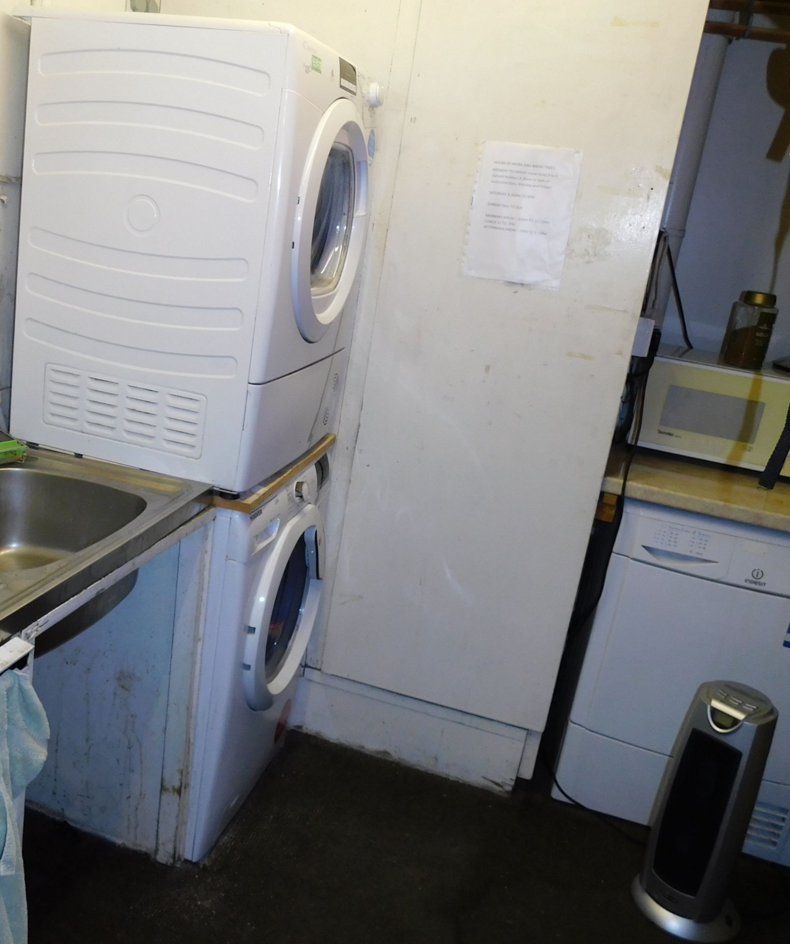Remaining Contents of Room to Include:- Washing Machine, 2 Tumble Dryers (1 For Repair) & Quantity