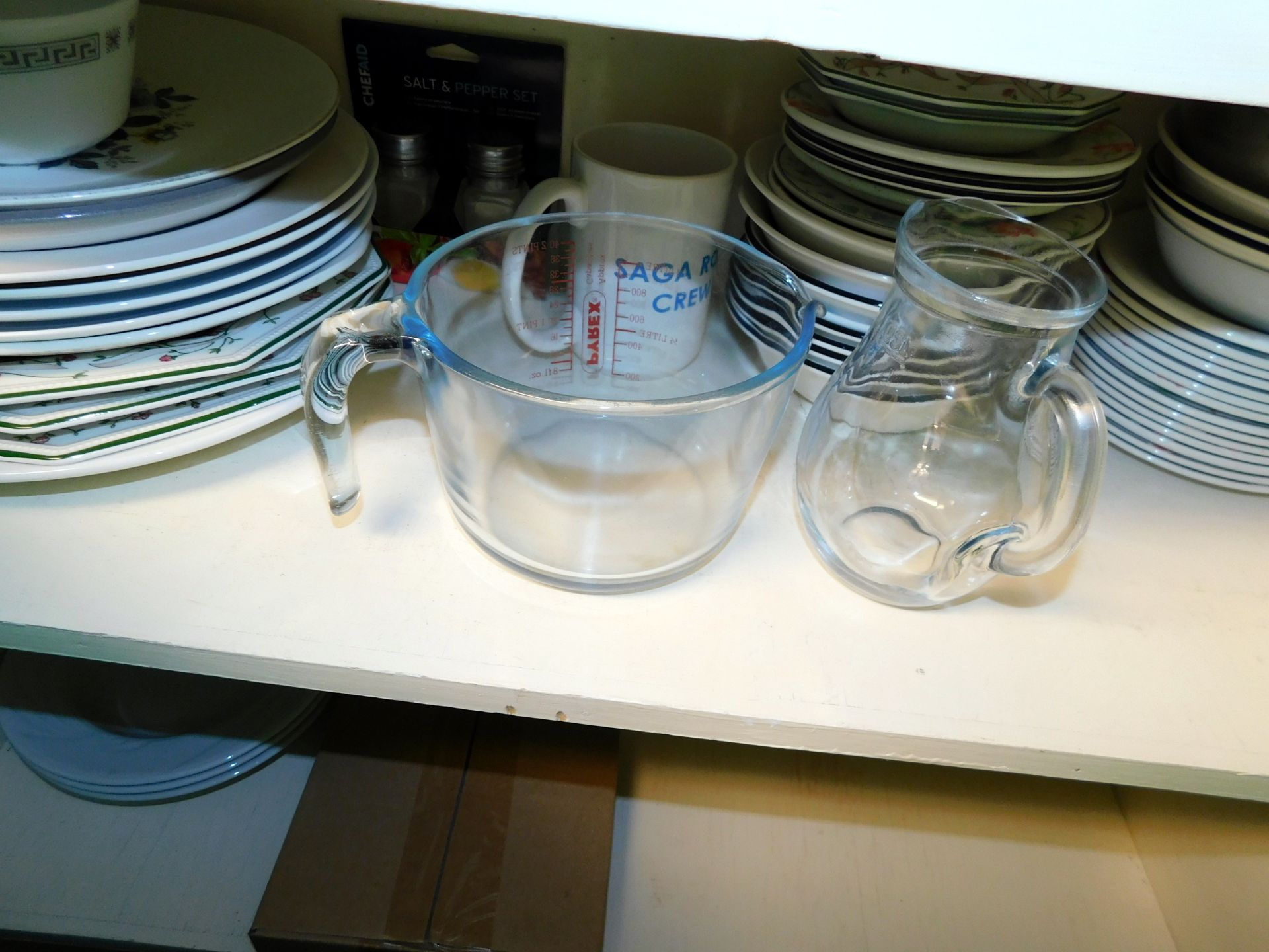 Contents of Cupboards to Include:- Glassware, Crockery & Boating Memorabilia etc. (Located - Image 3 of 6