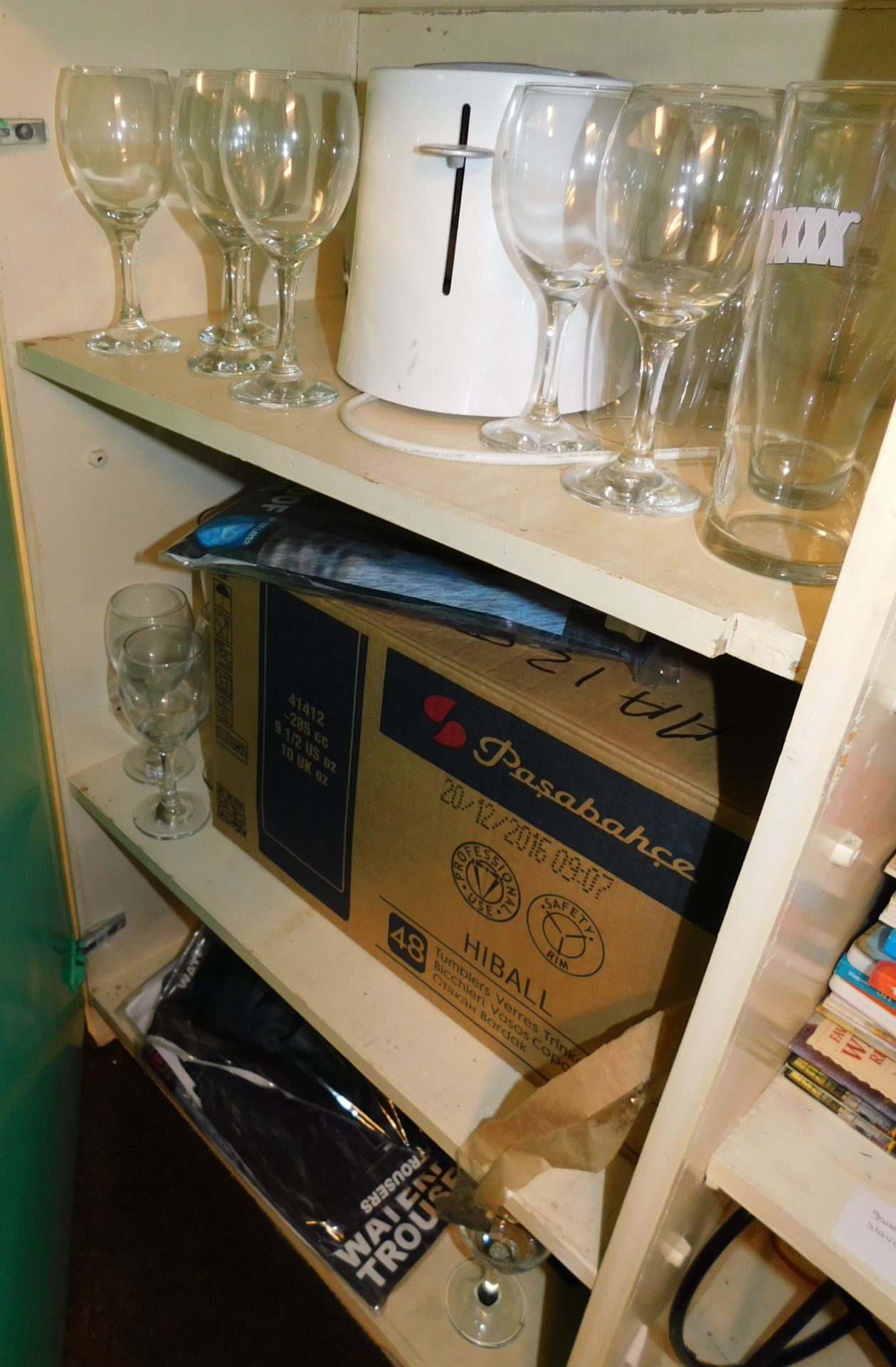 Contents of Cupboards to Include:- Glassware, Crockery & Boating Memorabilia etc. (Located - Image 6 of 6
