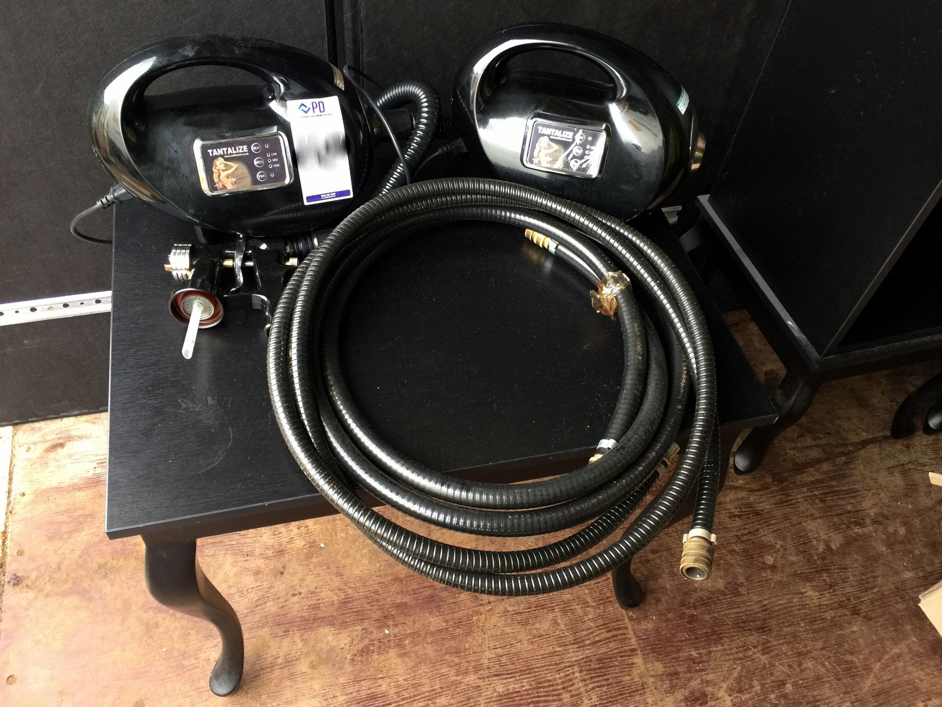 Two Tantalize Spray Tanning Machines (Located Upminster – RM14 3TJ)