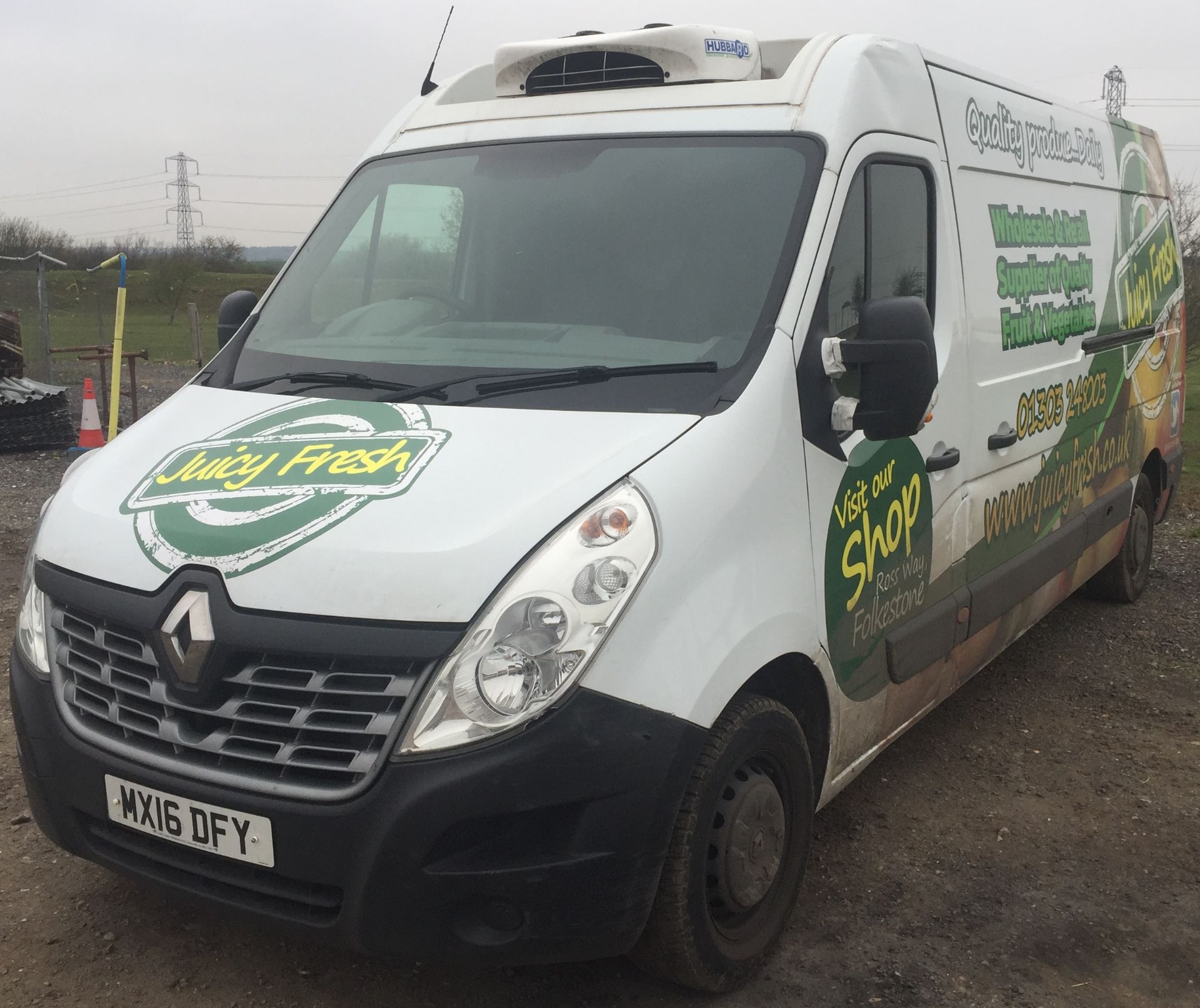 Renault Master LWB LM35dCi 125 Business Medium Roof Refrigerated Van, Registration MX16 DFY, First R - Image 2 of 7