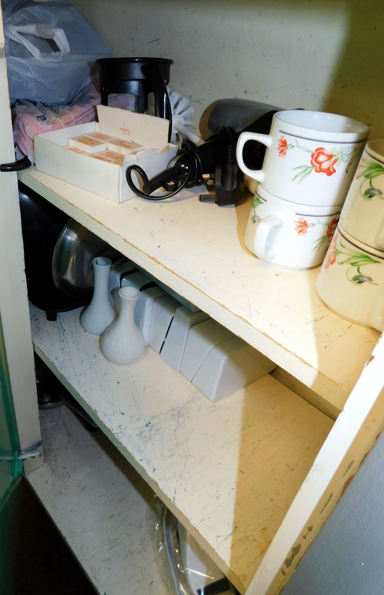 Contents of Cupboards to Include:- Glassware, Crockery & Boating Memorabilia etc. (Located - Image 2 of 6