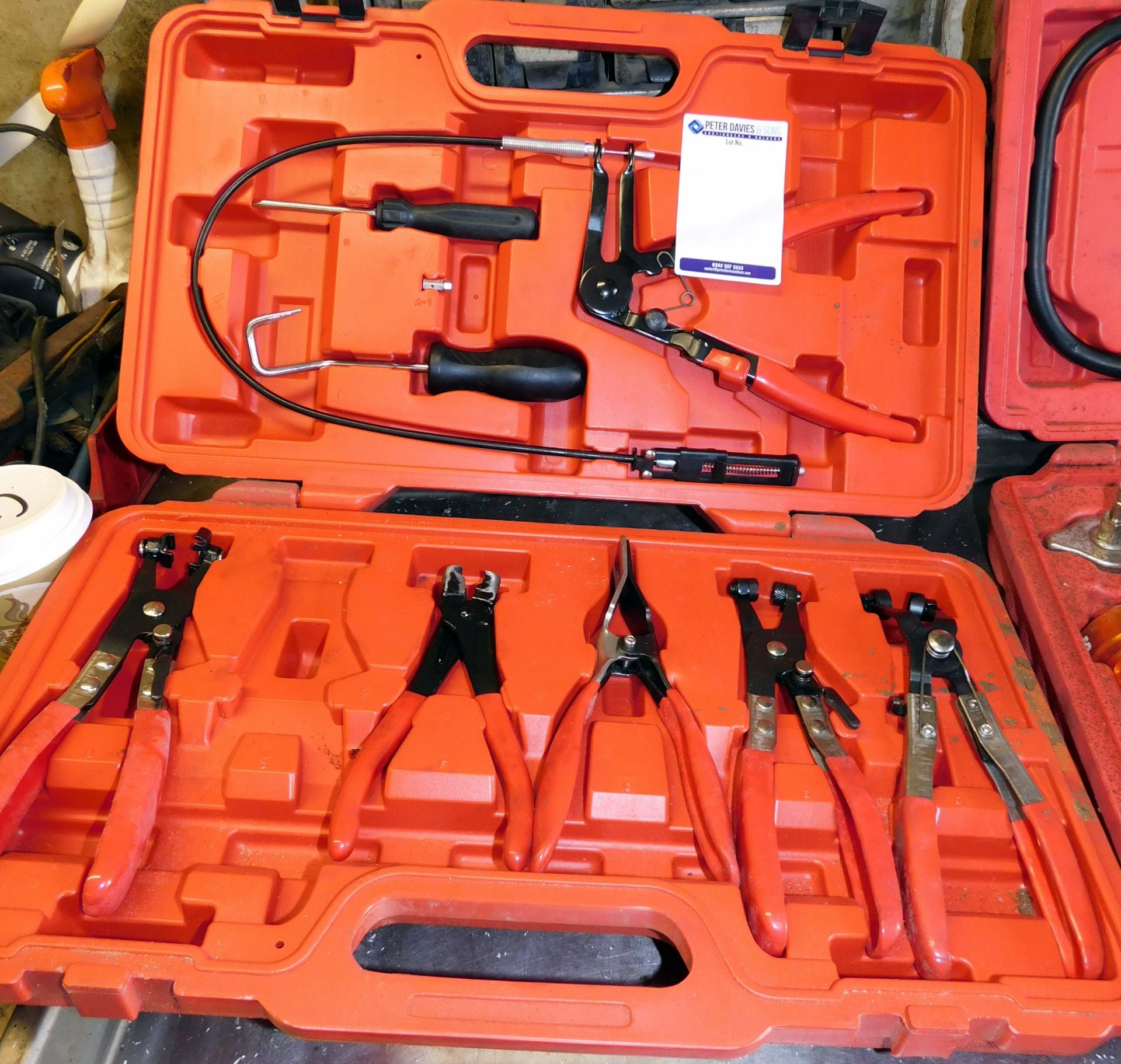 Sealy Radiator Pressure Test Kit & Hose Clip Removal Tools Set (Incomplete) (Located Warrington) - Bild 3 aus 3