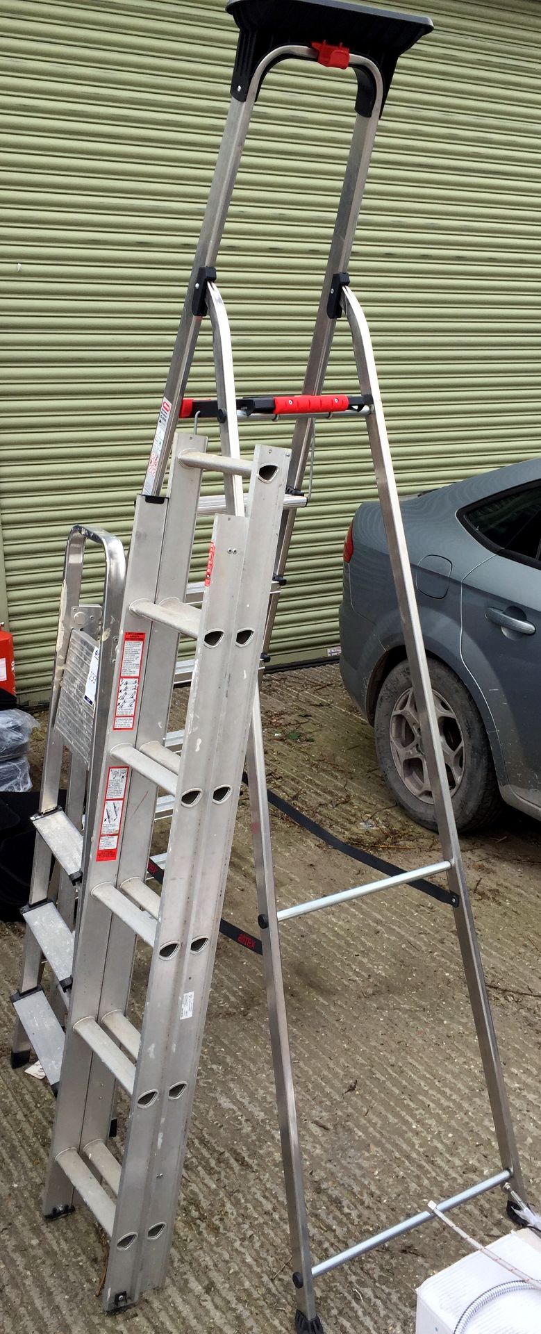 3 Various Aluminium Step Ladders (Located Upminster – RM14 3TJ)