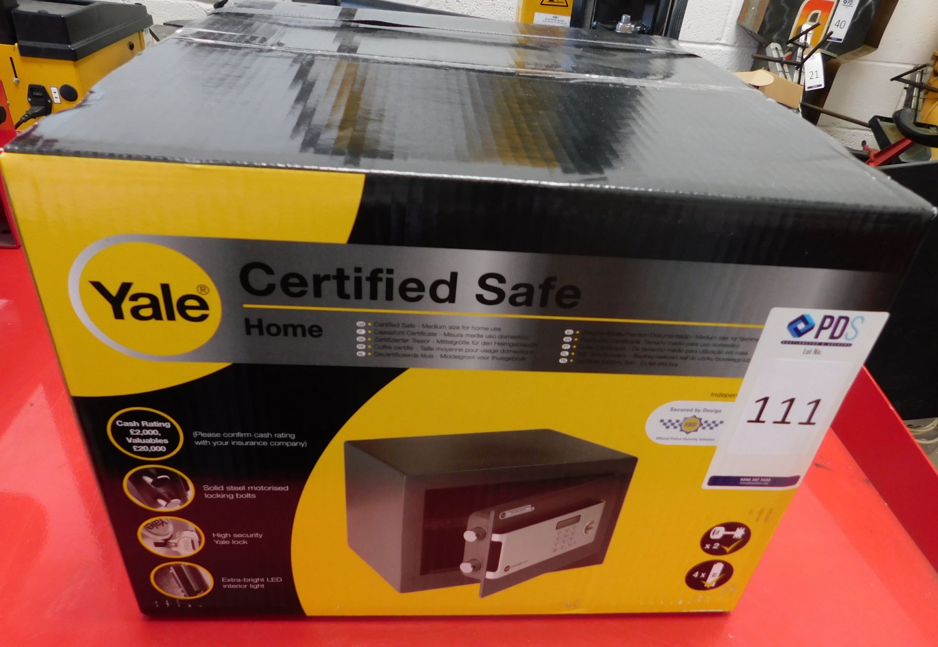 Yale Certified Home Safe, Model Number YSM/250EG1 (Boxed As New)