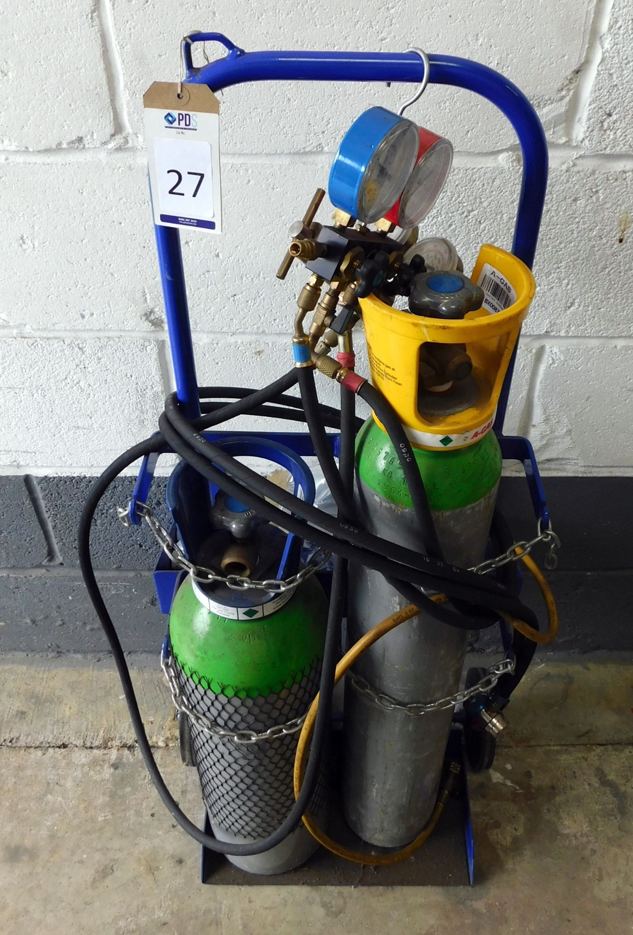 Propane Welding Set And Small Trolley (Excludes Cylinders)