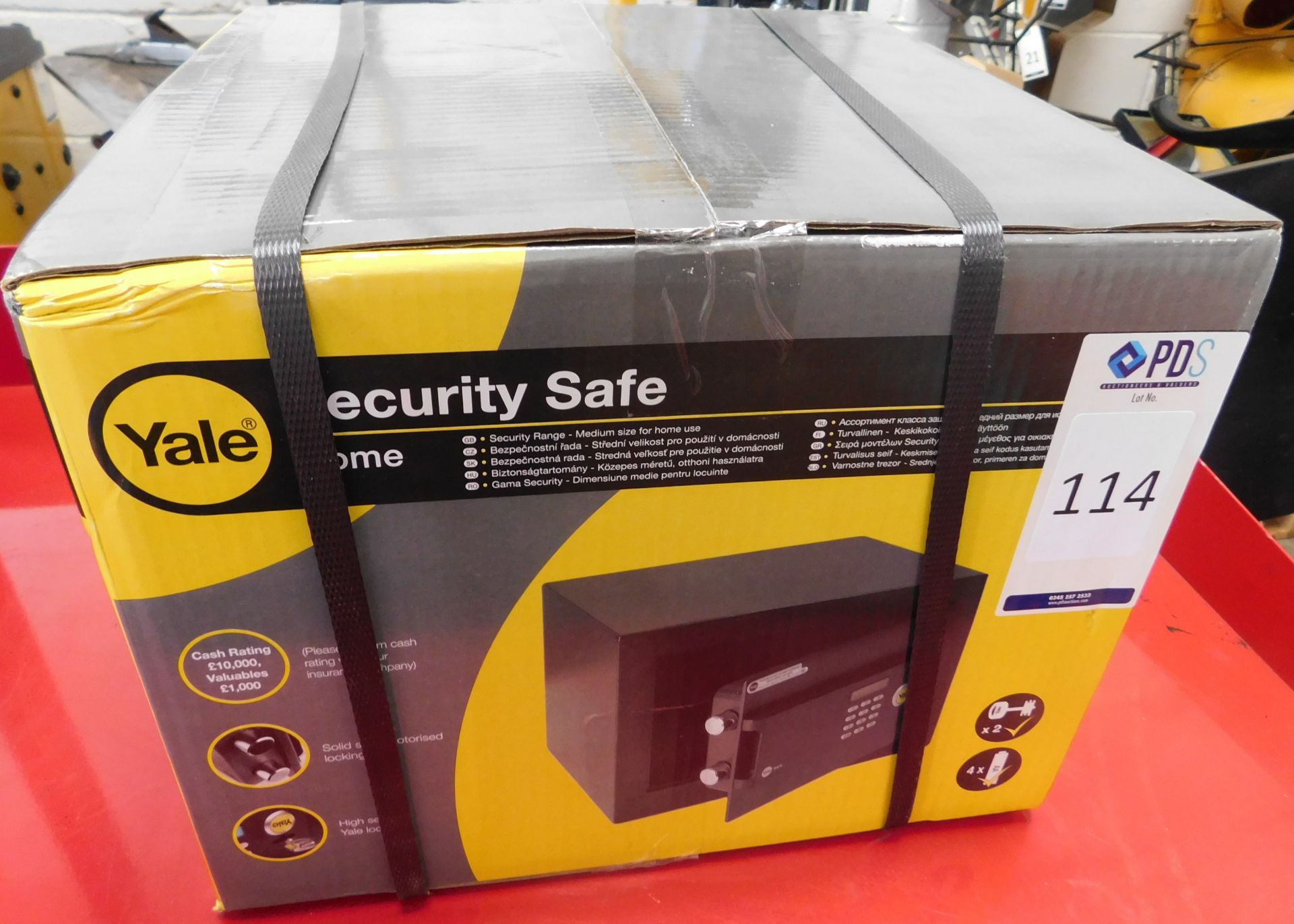 Yale Certified Home Safe, Model Number YSM/250EG1 (Boxed As New)