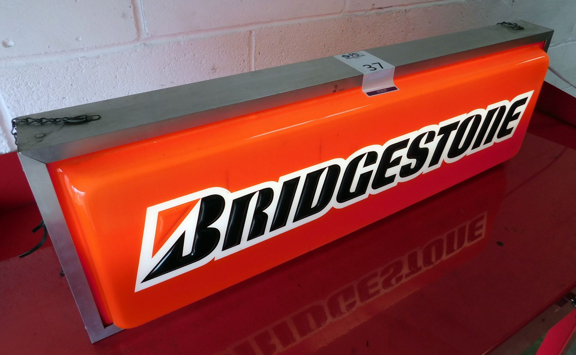 Bridgestone Aluminium Framed Reproduction Illuminated Sign - Image 2 of 2