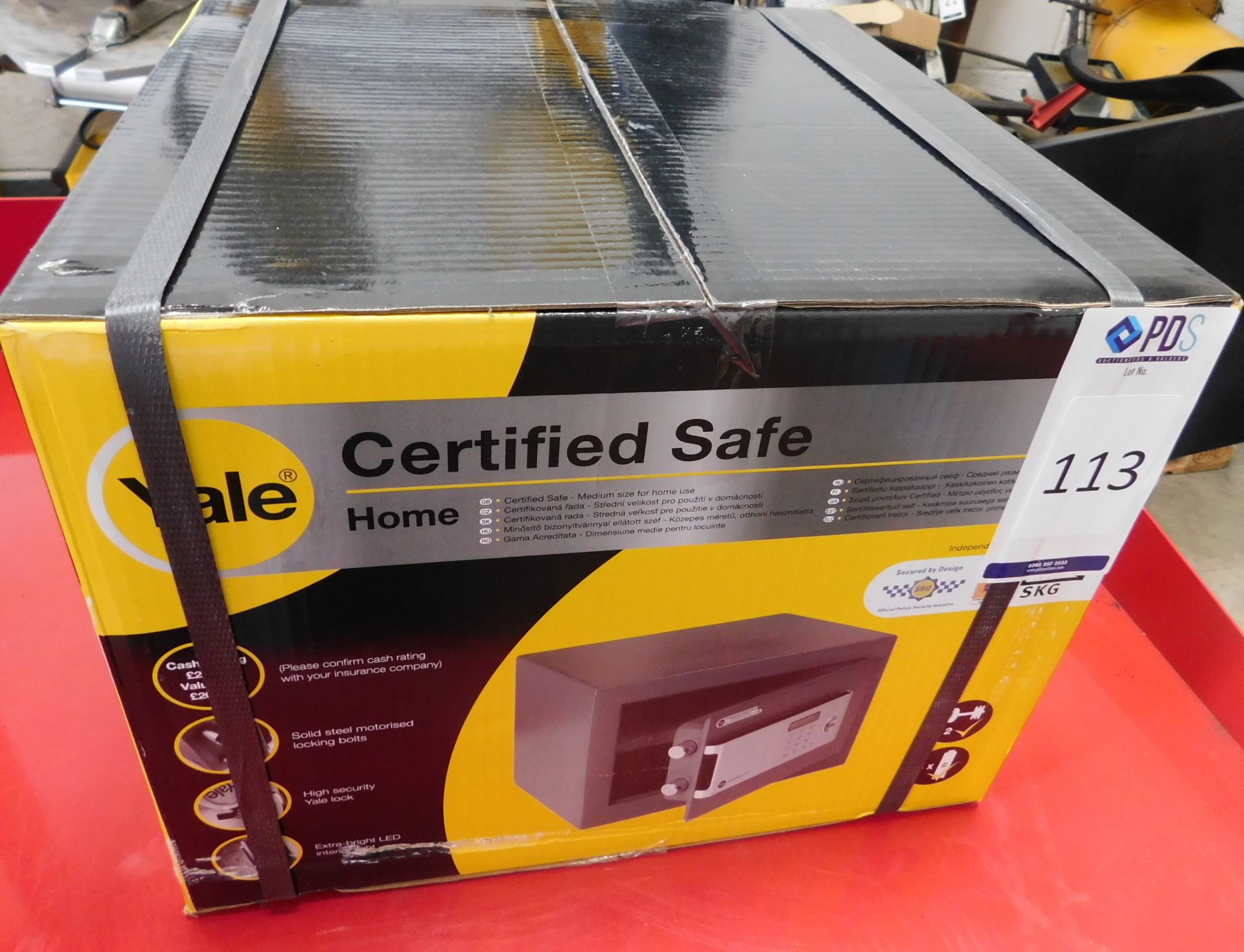 Yale Certified Home Safe, Model Number YSM/250EG1 (Boxed As New)