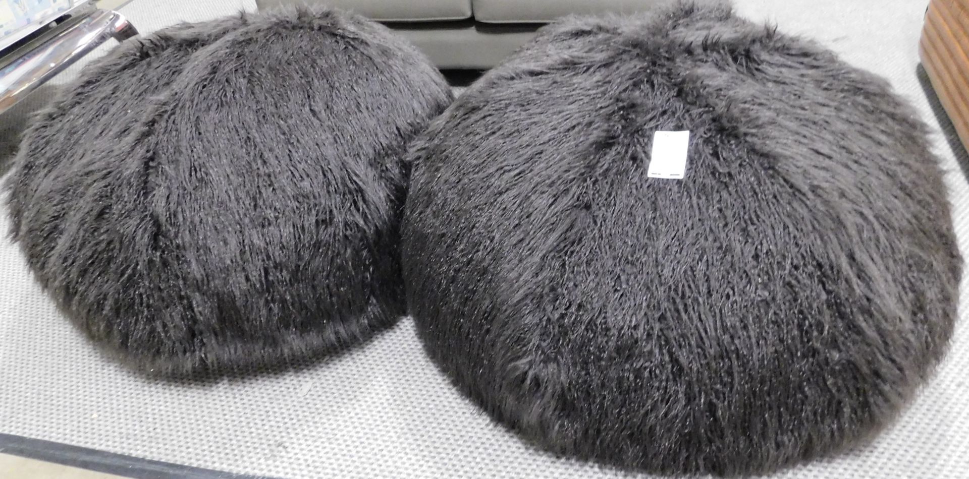 Two Coach House Faux Ostrich Feather Bean Bags (Approximate Retail £175 Each) - Image 2 of 2