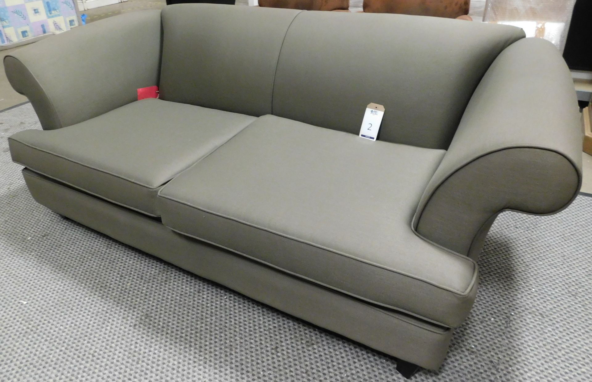 Jamesons Bespoke Grey Linen “Chelsea” Sofa (Approximate Retail - £1,500)