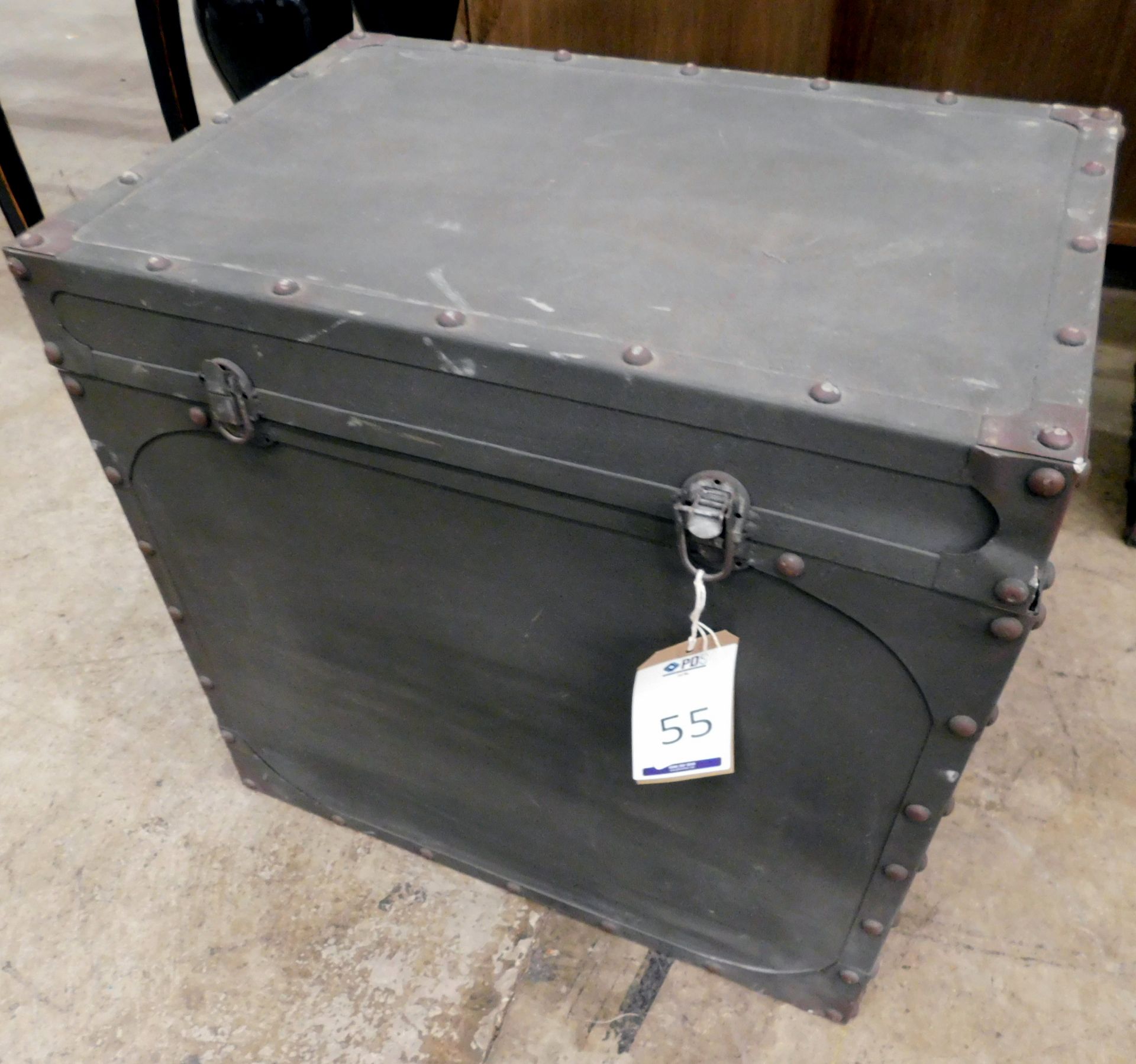 Pair Of Coach House Industrial Style Bedside Trunks (Approximate Retail £250 For Pair)