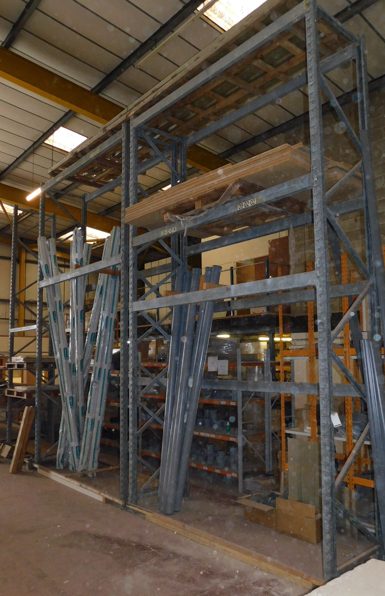 Four Bays of Heavy Duty Boltless Pallet Racking, with Nine 5.5m Uprights & Twenty Four Cross - Image 2 of 2