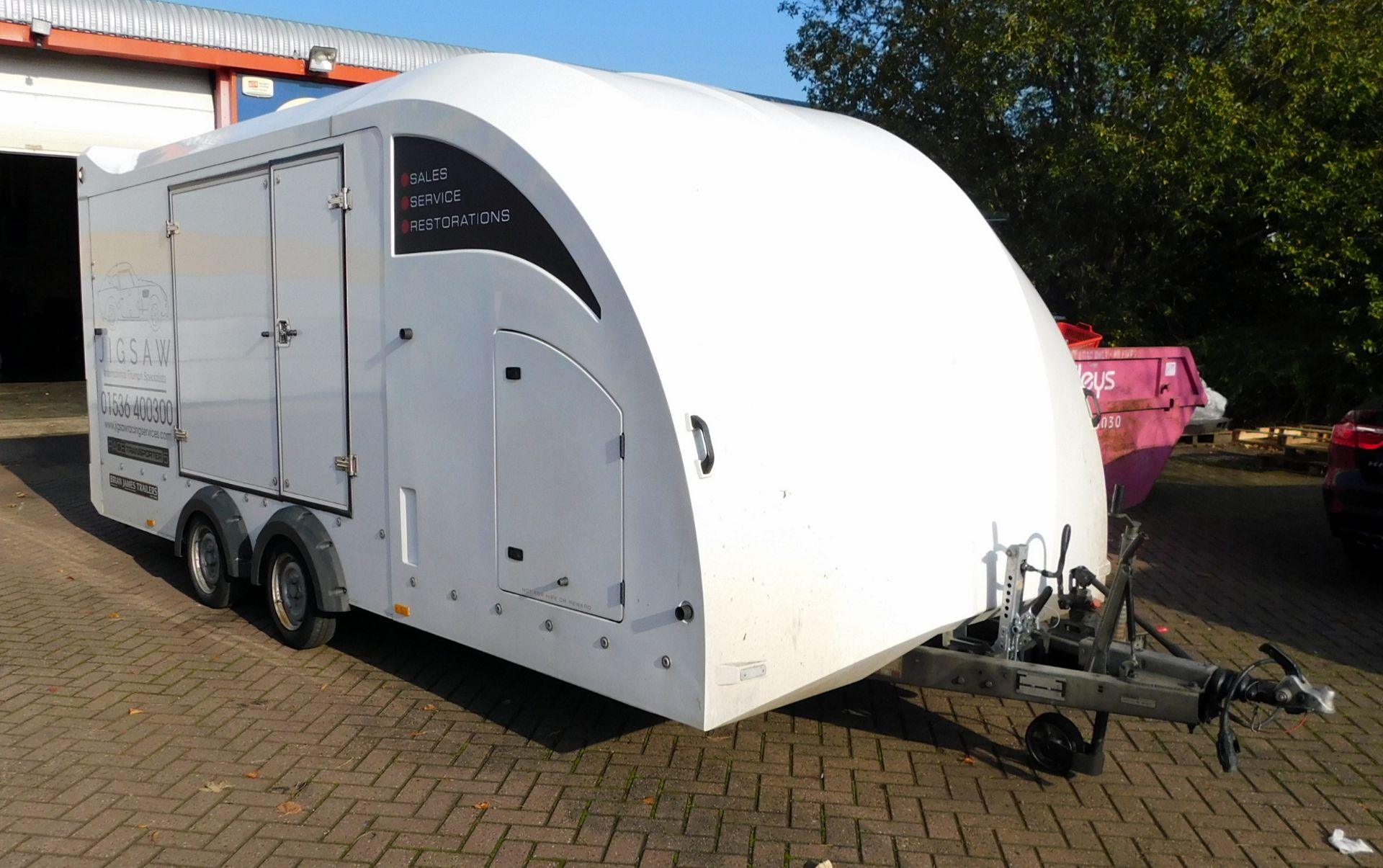 Brian James Trailers Race Transporter 5, P-CG-T-040-2, 3500kg, S/N; SJB375GBPDD11849, internal - Image 11 of 12